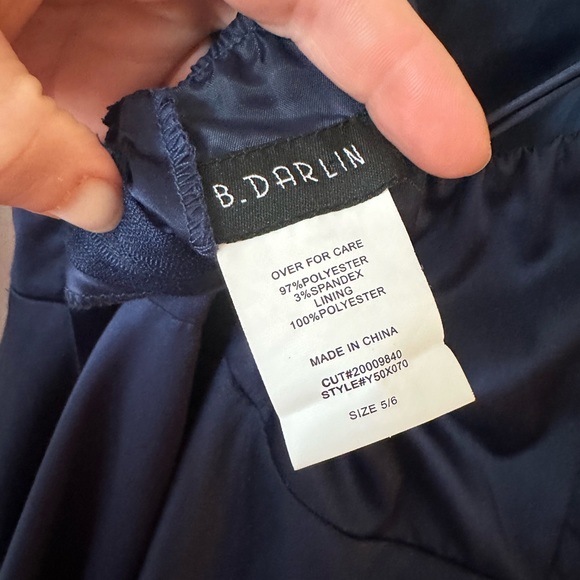 B. Darlin size 5/6 dress in Navy Blue. - Picture 3 of 3